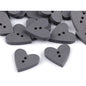 Wooden dowel, heart, 18x19mm, 5pcs/set