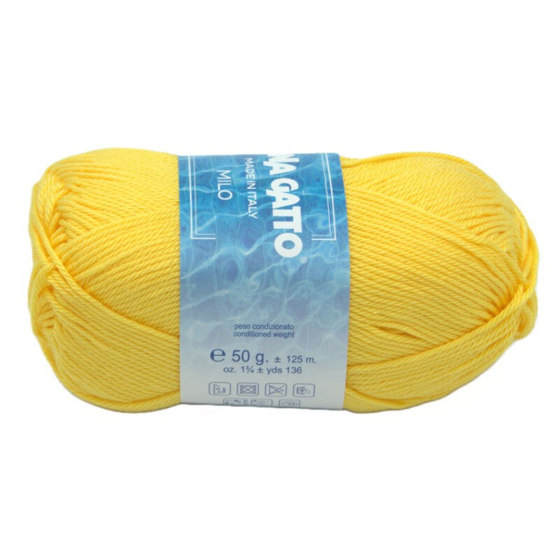 Knitting and crochet yarn Lana Gatto, Milo in cotton