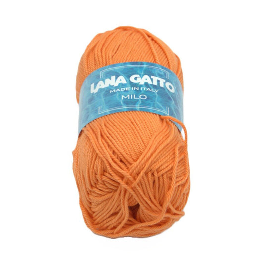 Fir de tricotat și croșetat Lana Gatto, Milo din bumbac - Image 5