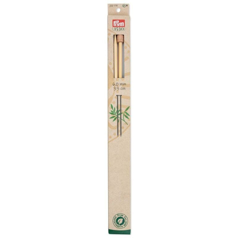 PRYM straight bamboo slings, bamboo, 5mmx33cm