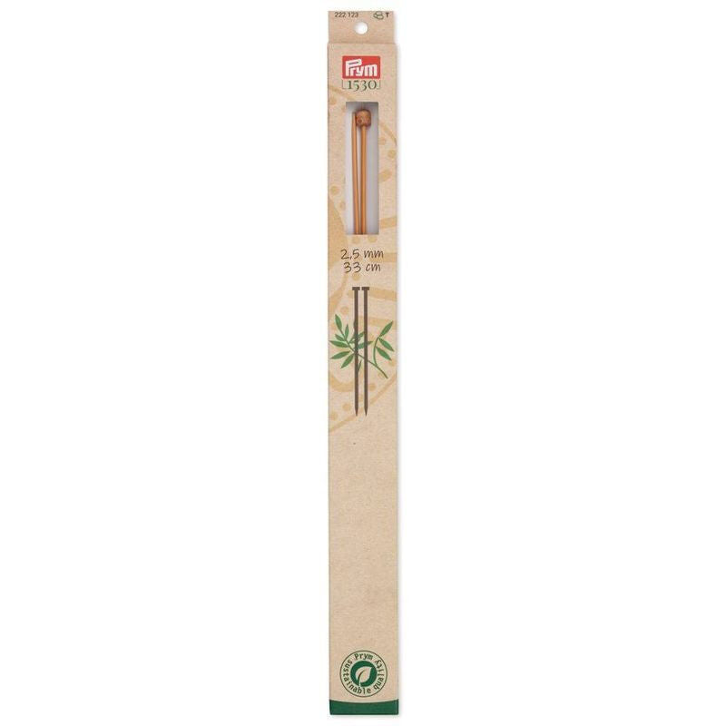 PRYM straight bamboo slings, bamboo, 5mmx33cm