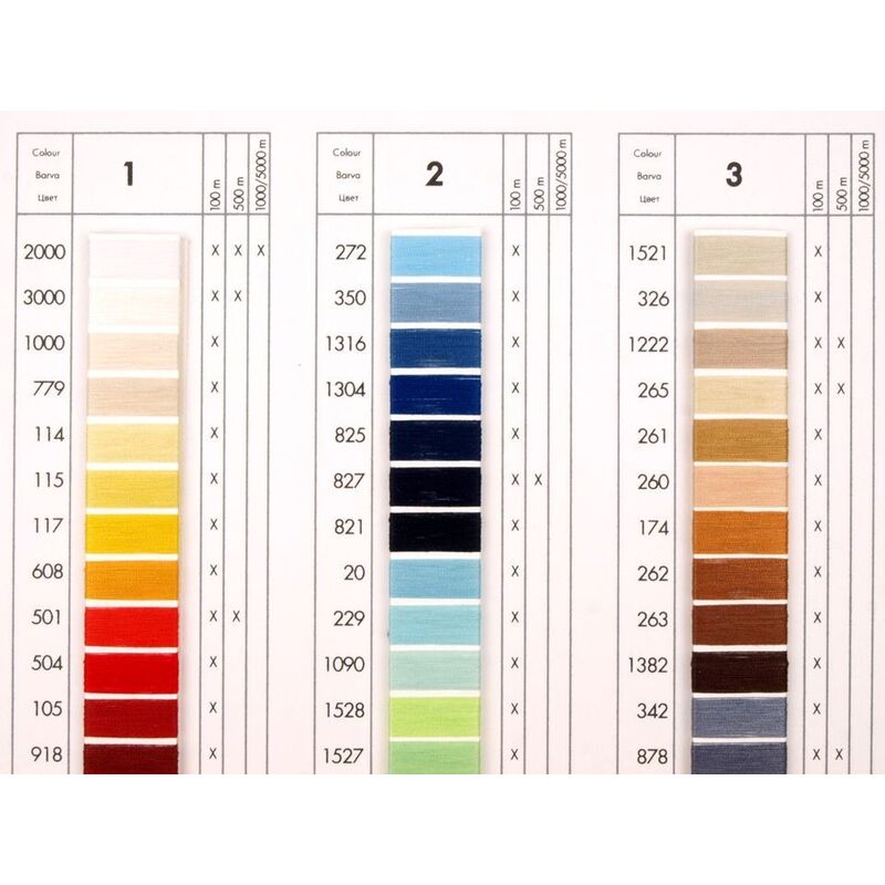 Mercerized cotton thread Triana, Amann, 100m