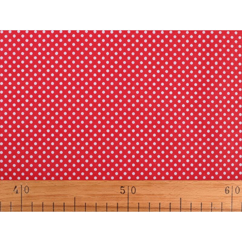 Material cotton, 3mm polka dot, 160cm, 0.5m/piece