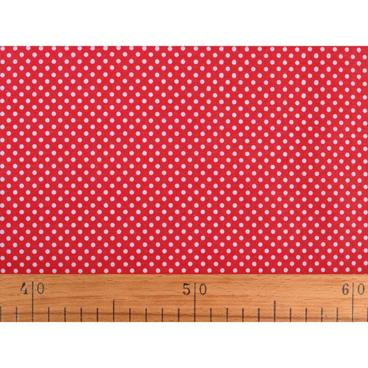 Material cotton, 3mm polka dot, 160cm, 0.5m/piece