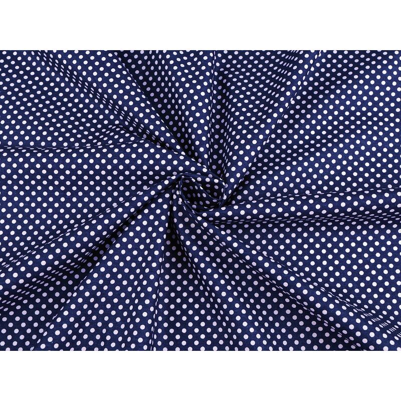 Material cotton, 3mm polka dot, 160cm, 0.5m/piece