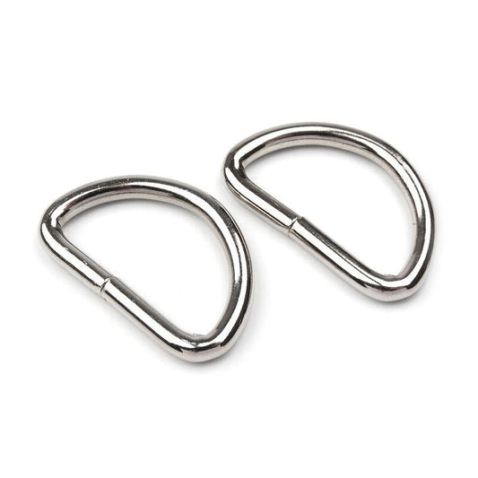 Simple D-ring 32mm, set 4pcs set