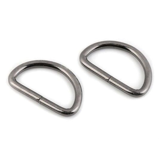 Simple D-ring 32mm, set 4pcs set