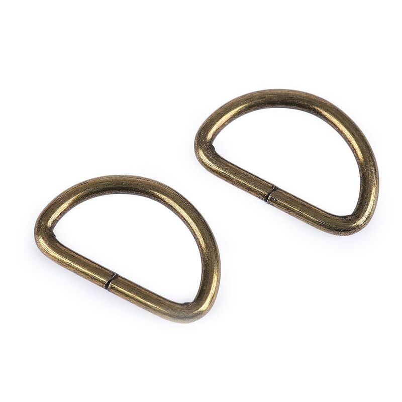 Simple D-ring 32mm, set 4pcs set