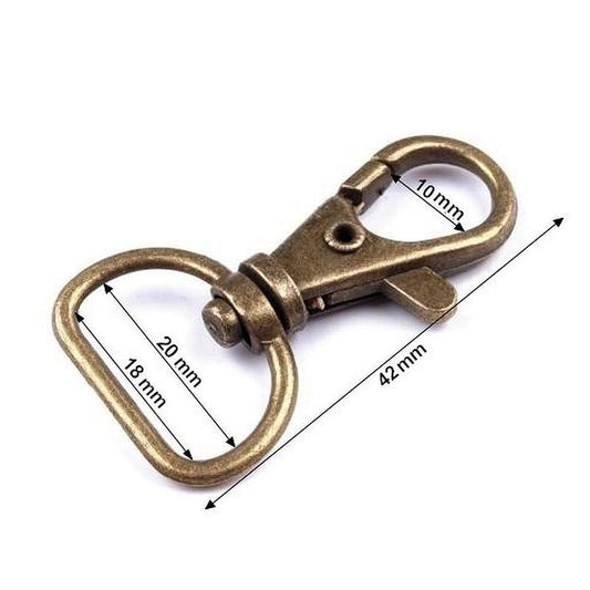 Metal carbine, 18mm, 5pcs