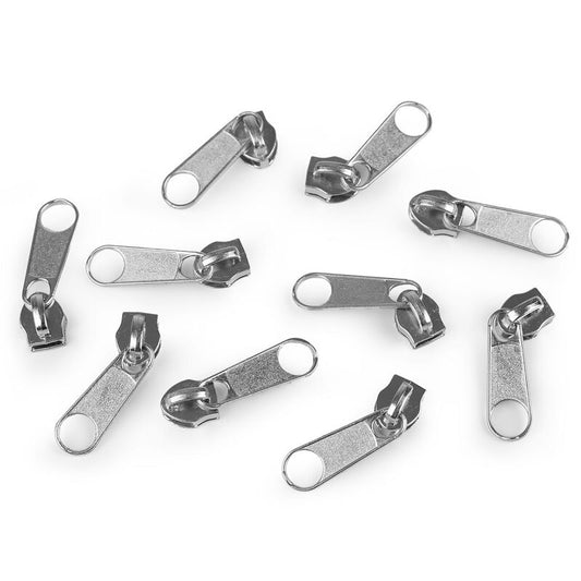 Cursor fermoar spiralat 5mm, 10buc