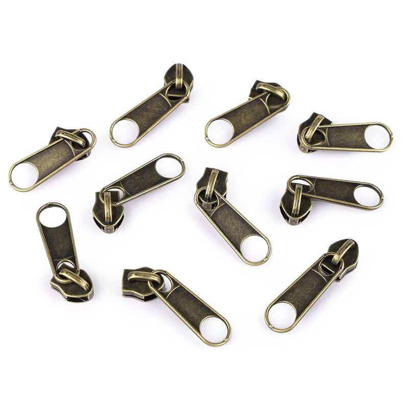 Cursor fermoar spiralat 5mm, 10buc