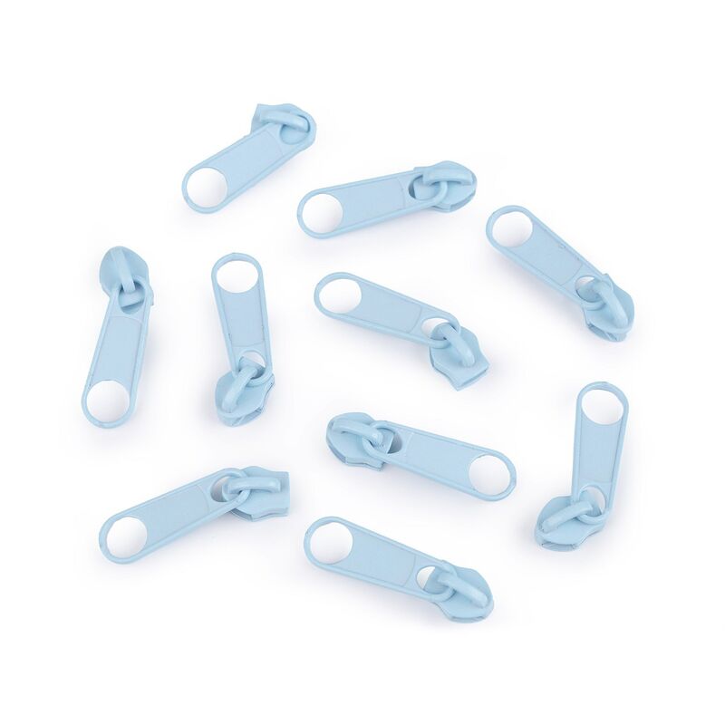 Cursor fermoar spiralat 5mm, 10buc