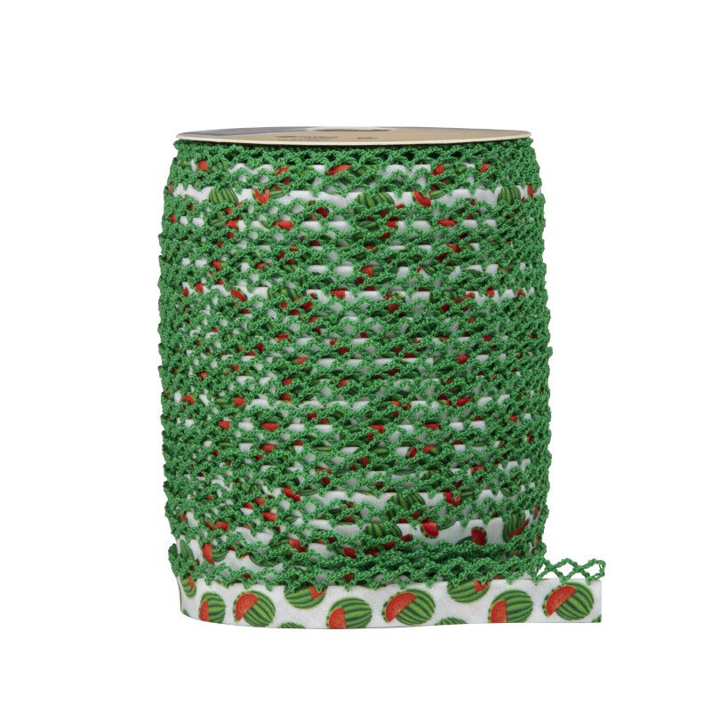 Bandă bias decor cu fructe, Byetsa, 12mm