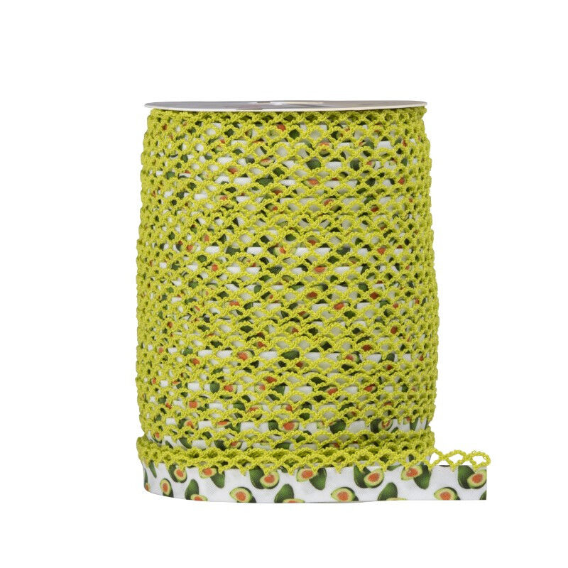 Bandă bias decor cu fructe, Byetsa, 12mm