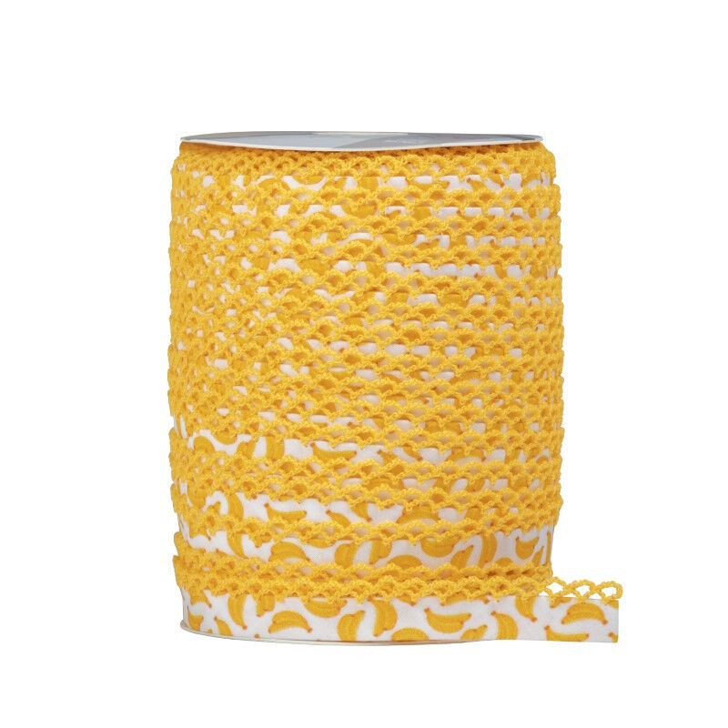 Bandă bias decor cu fructe, Byetsa, 12mm