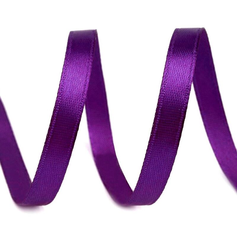 Panglică saten, 6mm, 5m/buc