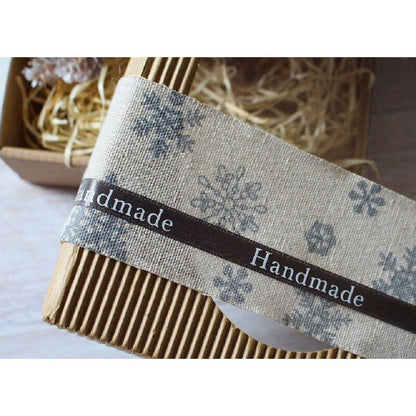 Satin ribbon, Handmade, 9mm, 3m/piece