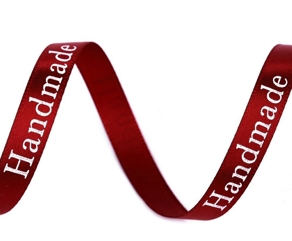 Satin ribbon, Handmade, 9mm, 3m/piece