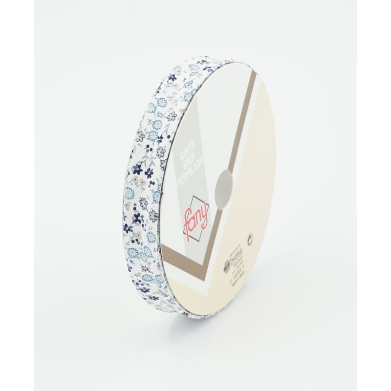 Bandă bias cu flori, Byetsa, 18mm