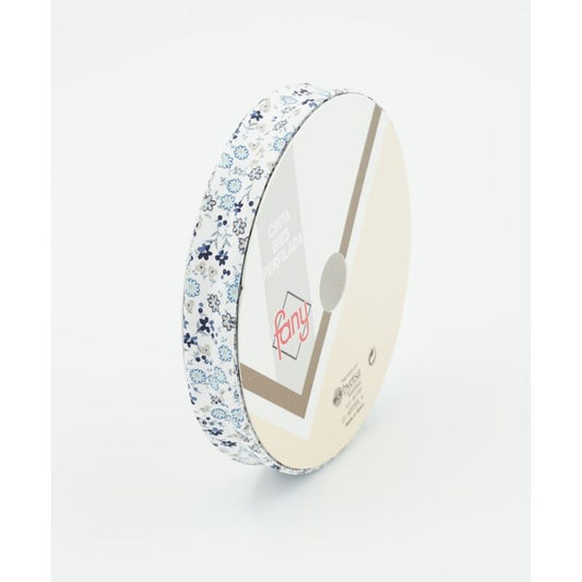 Bias tape with flowers, Byetsa, 18mm