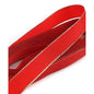 Taffeta ribbon with lurex border, 15mm, 10m/piece