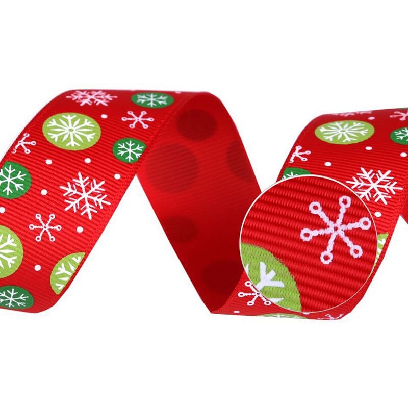 Panglică rips, crăciun, 25mm, 5m/buc
