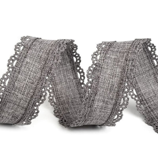 Panglică cu margini dantelate, 35mm, 3m/buc