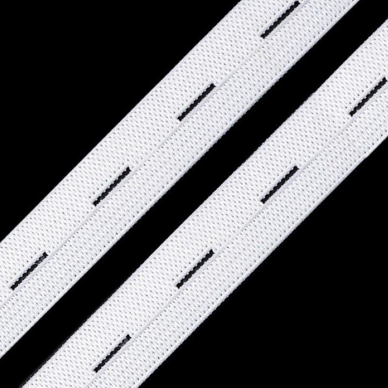 Elastic band with cufflinks, 20mm, 3m/piece