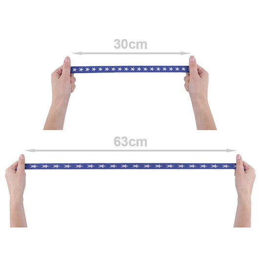 Elastic tape, stars, 20mm, 5m/piece