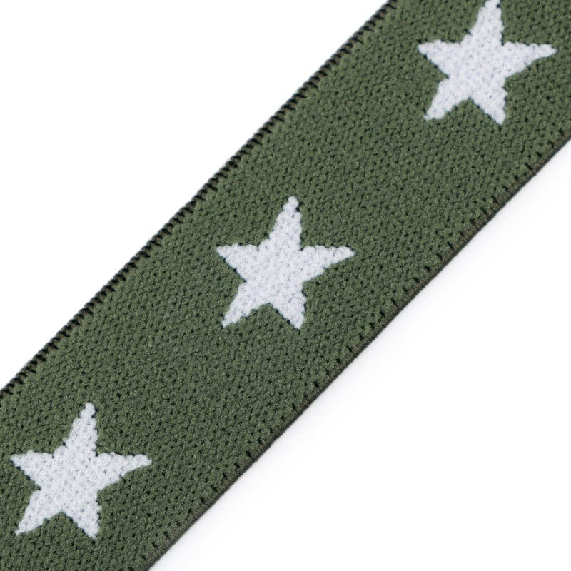 Elastic tape, stars, 20mm, 5m/piece