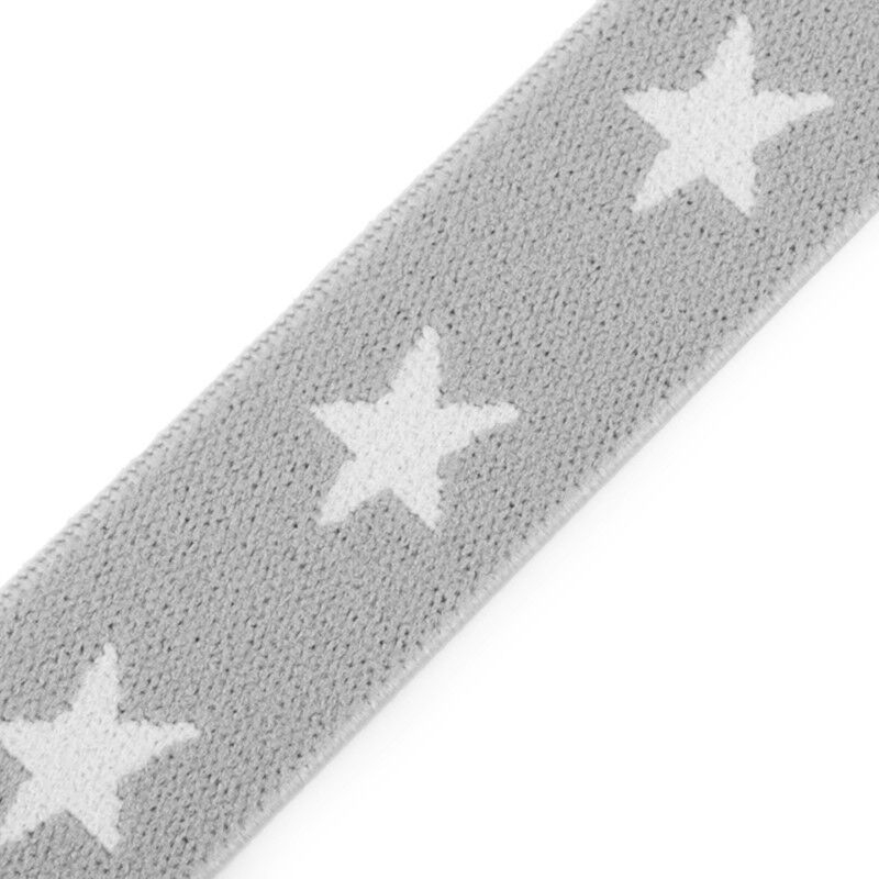 Elastic tape, stars, 20mm, 5m/piece