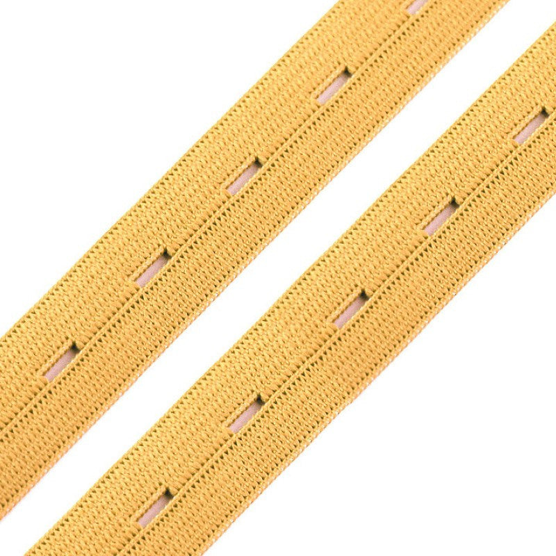 Bandă elastică cu butoniere, 15mm, 3m/buc