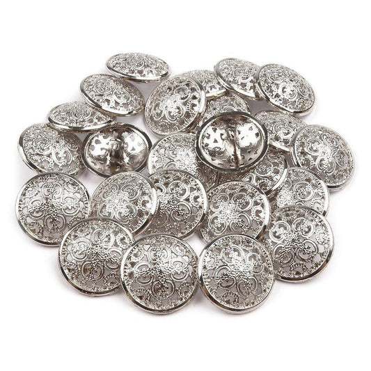 Metal pin with foot, 22mm, 5pcs/set