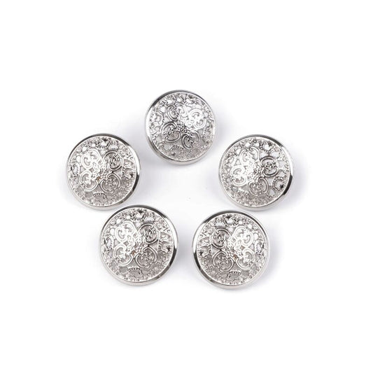 Nasture metalic cu picior, 18mm, 5buc/set