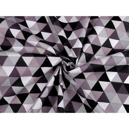 Material bumbac, triunghiuri, 160cm, 0.5m/buc