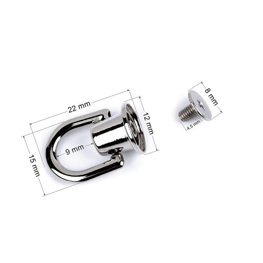 Șurub cu inel, 12mm, 2buc/set