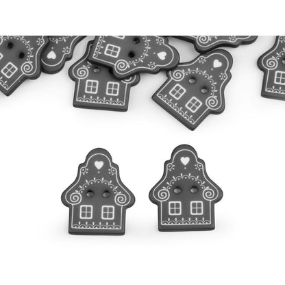 Nasture plastic, crăciun, 30mm, 2buc/set