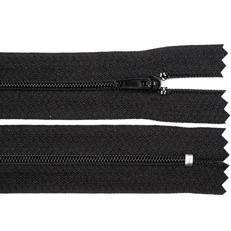 Fermoar nedetașabil, plastic, 45cm