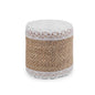 Jute ribbon with lace, 50mm, 2m/piece