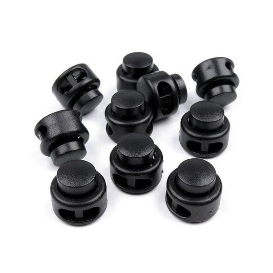 String stopper, 2 holes, 13x15mm, 4pcs/set