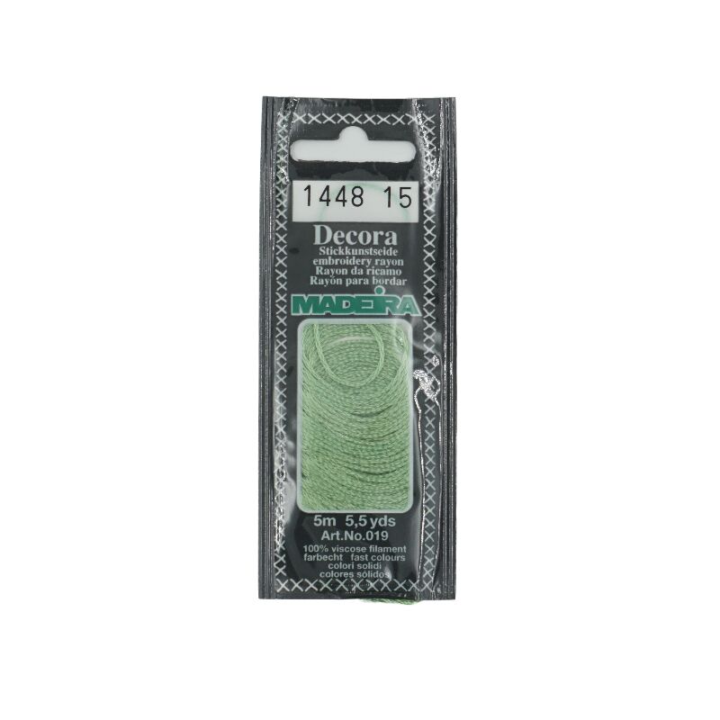 Decora Madeira embroidery thread - 1423 - yellow like the sun