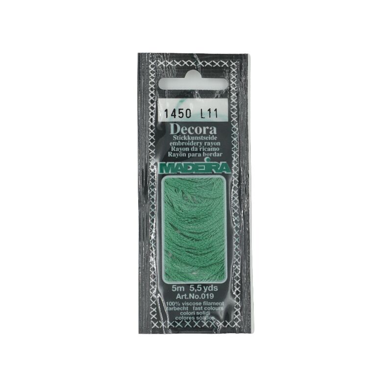 Decora Madeira embroidery thread - 1423 - yellow like the sun