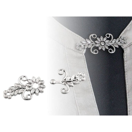 Decorative buckle, 20x50mm, pair