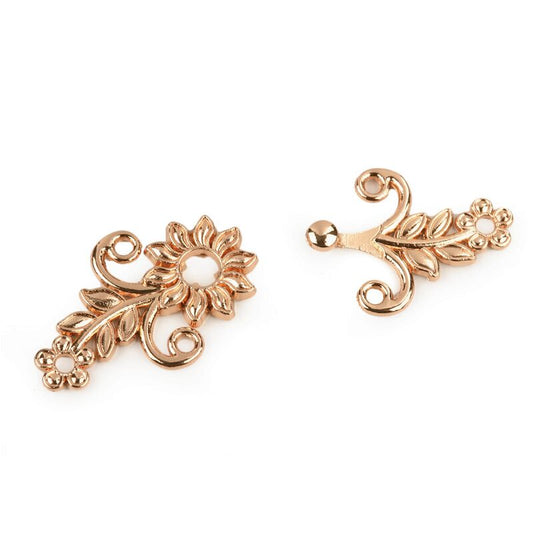 Decorative buckle, 20x50mm, pair