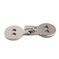 Metal clasp 10x27mm, pair