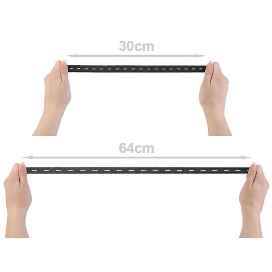 Bandă elastică cu butoniere, 17mm, 1m/buc