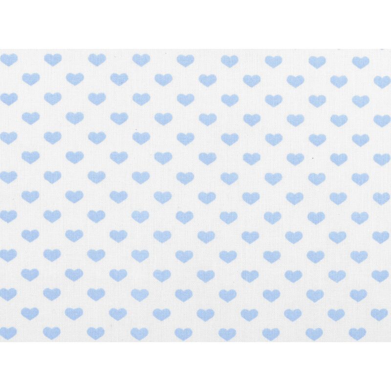 Material cotton, hearts, 140cm, 0.5m/piece