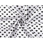 Material cotton, hearts, 140cm, 0.5m/piece