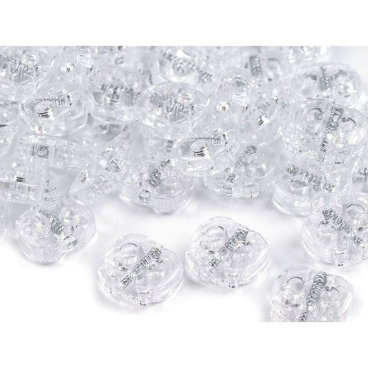 Screwdriver, 2 holes, 20x20mm, set 10pcs, black, 160027