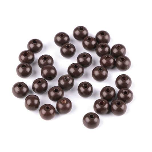 Margele din lemn, 10mm, 20g